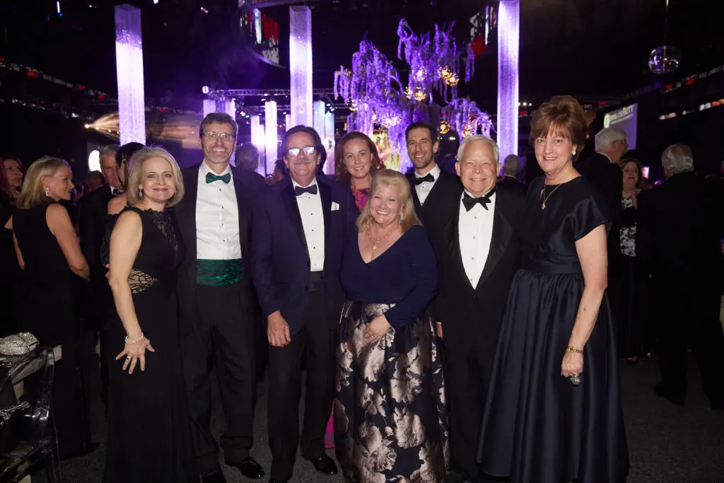 Susi & Keith Whitworth, Debbi & Larry Easterling, Mary Dambro, Derek Zagort, Mark & Nancy Dambro (Photo by Steve Wrubel)