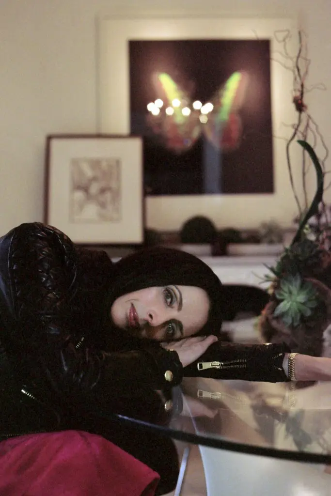 PaperCity editor-at-large Maxine Trowbridge in her spa-like home. (portrait by Tony Krash) 