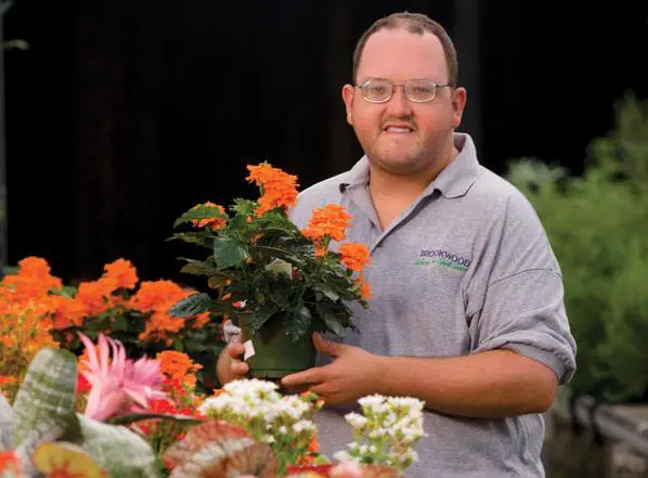 The horticulture program at Brookwood employs 100 residents and daytime participants. (Photo by The Brookwood Community)