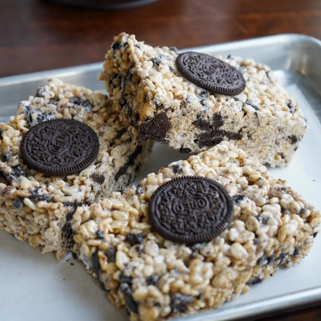 Desserts at Invasion include an O Ree O rice crispy treat. (Courtesy of Invasion)