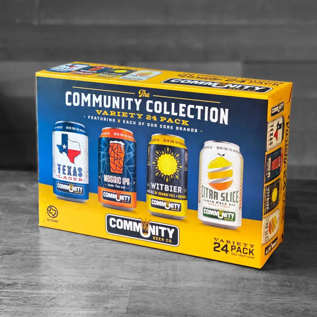 Get a 24 pack variety mix at Community Beer Co. (Courtesy of Community)