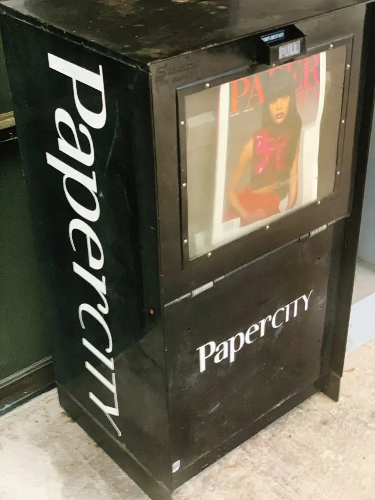 You can find PaperCity in outdoor racks.