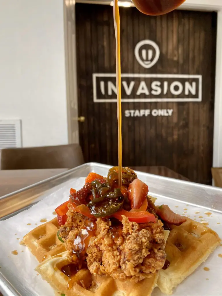 Invasion will have a chicken & jalapeno infused waffle for brunch. (Courtesy of Invasion)