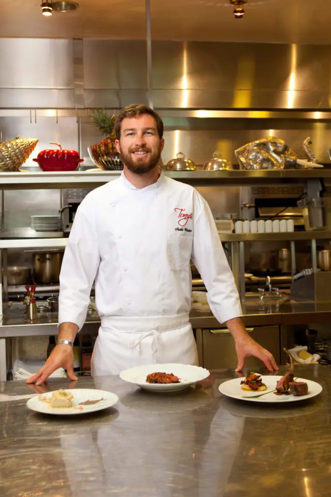 Tony's Executive Chef Austin Waiter is cooking for the Urban Harvest fall Sunday Supper. (Photo by Todd Parker)