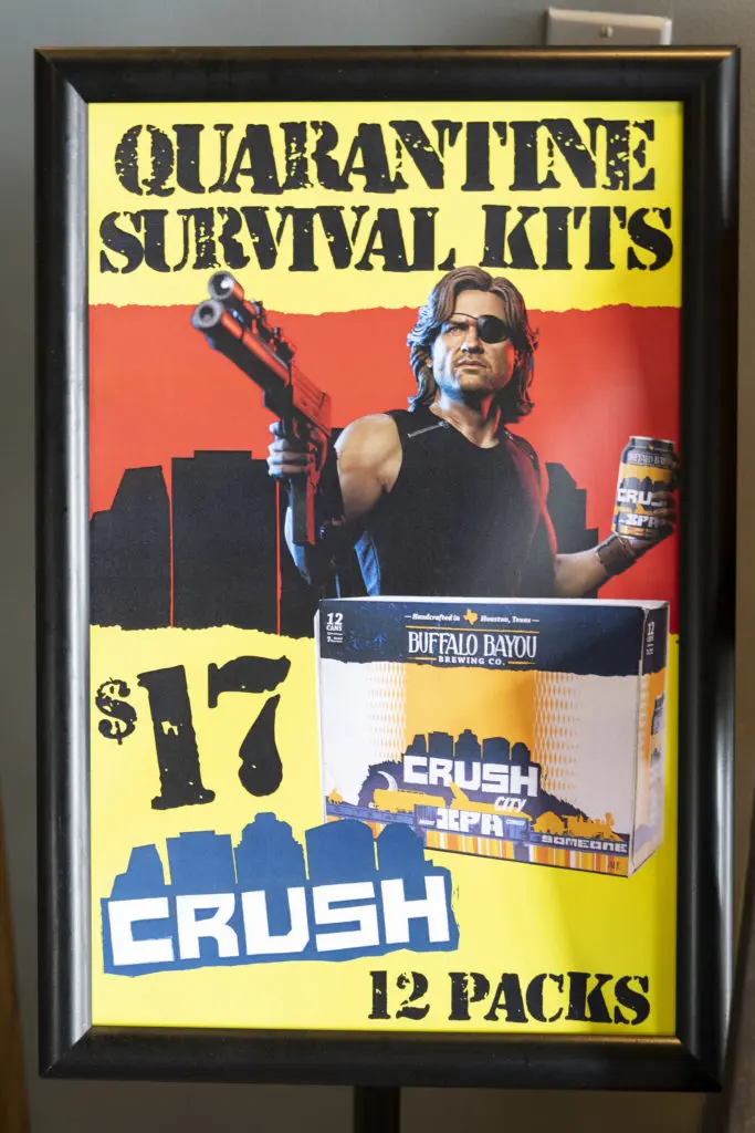 A local brewery was offering quarantine survival kits consisting of a dozen local IPA beers after the outbreak of COVID-19. (Photo by F. Carter Smith)