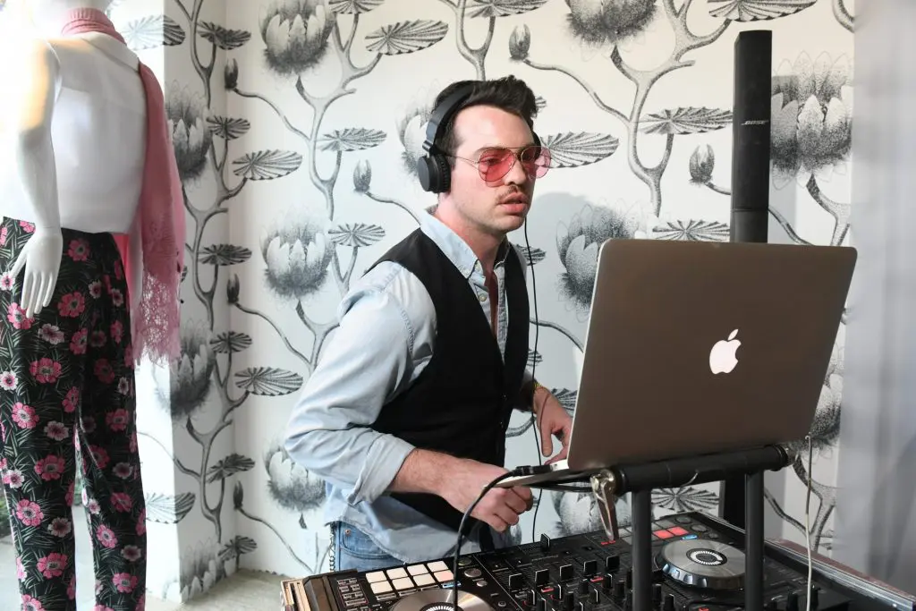 DJ Matt Johns in his element.