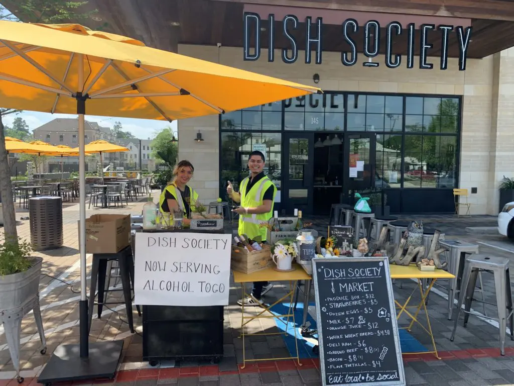Dish Society has expanded its offerings during the COVID-19 restaurant closure to include farmers market produce and more. (Photo by Courtesy Dish Society)