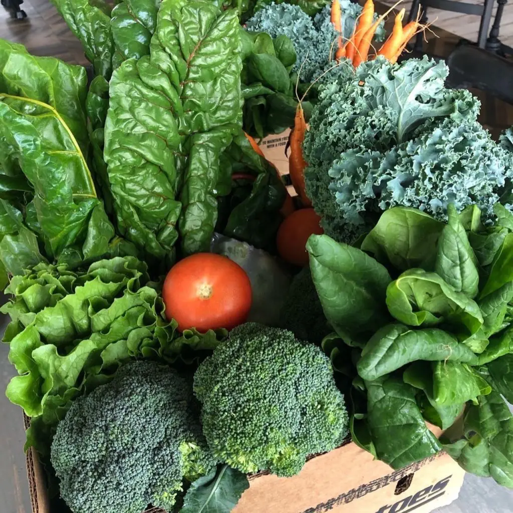 Beautiful produce is sold farmer's market style at Dish Society. (Photo by Courtesy Dish Society)