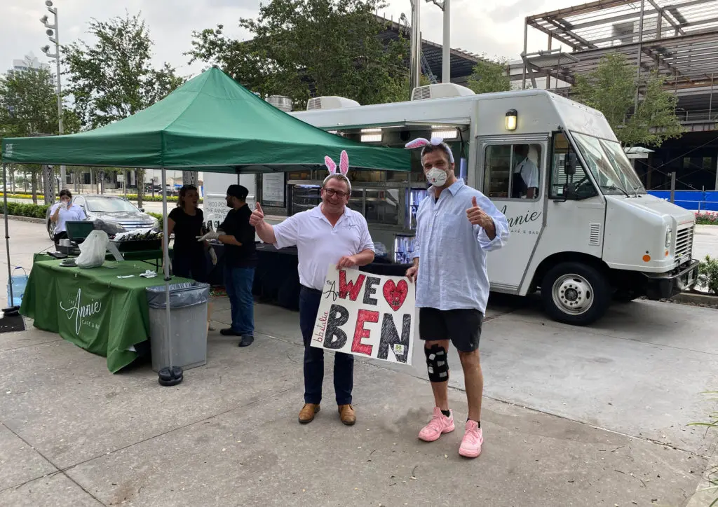 Benjamin Berg announces The Annie Cafe food truck is back.