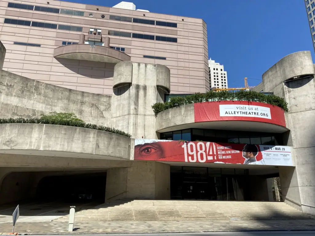 The Alley Theatre is dark for now, but programming goes on online. (Photo courtesy Alley Theatre)