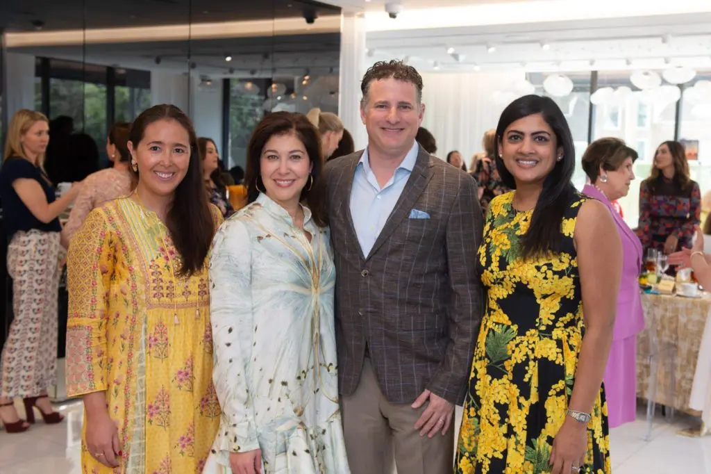 Tami Hiroaka, Jennifer & Benjamin Fink, Dr. Ishwaria Subbiah (Photo by Wilson Parish)