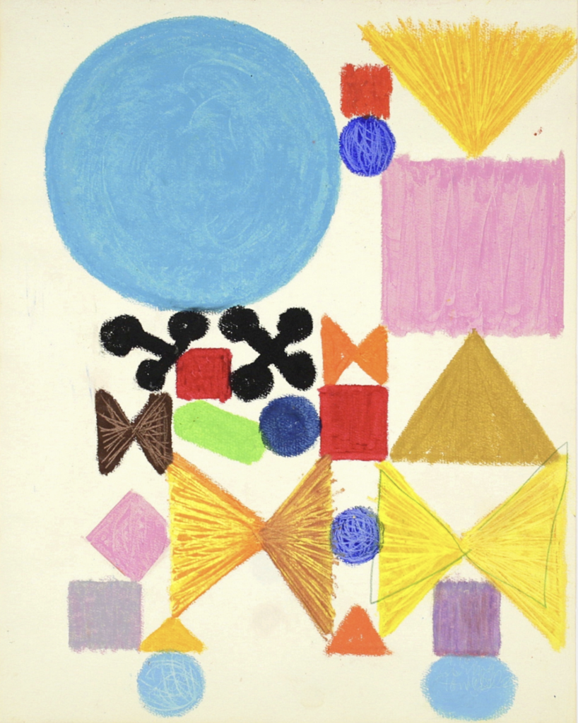 Toni LaSelle's "Untitled," 1968, at Inman Gallery. Available: $5,000.
