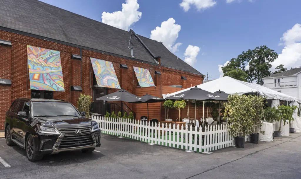 The One Fifth parking lot comes a patio thanks to customer demand. 