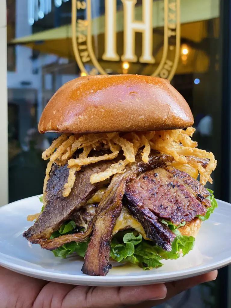 The bountiful Craft Burger at Finn Hall (Photo courtesy of Craft Burger)