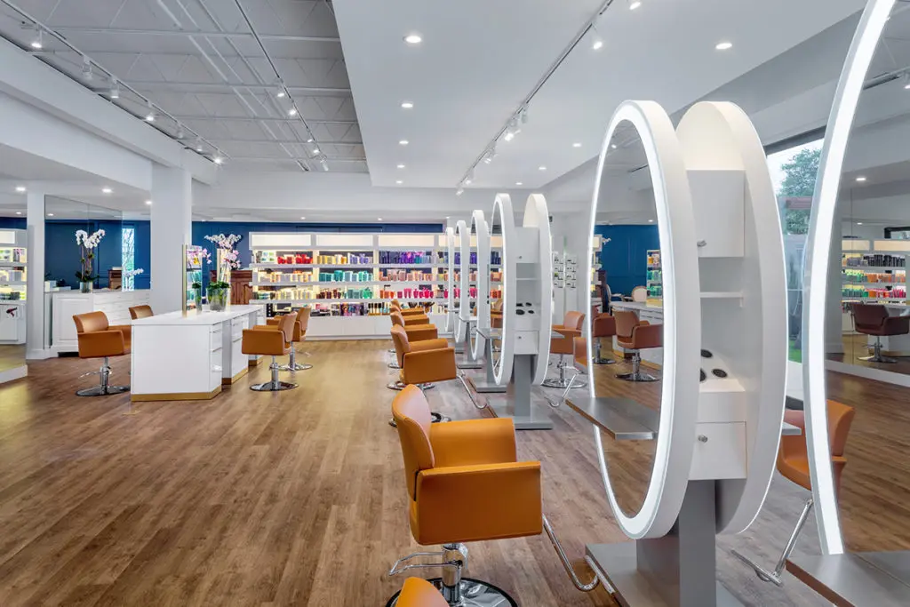 Therapy Hair Salon as it looked on its opening which was only days before the pandemic shut it down.