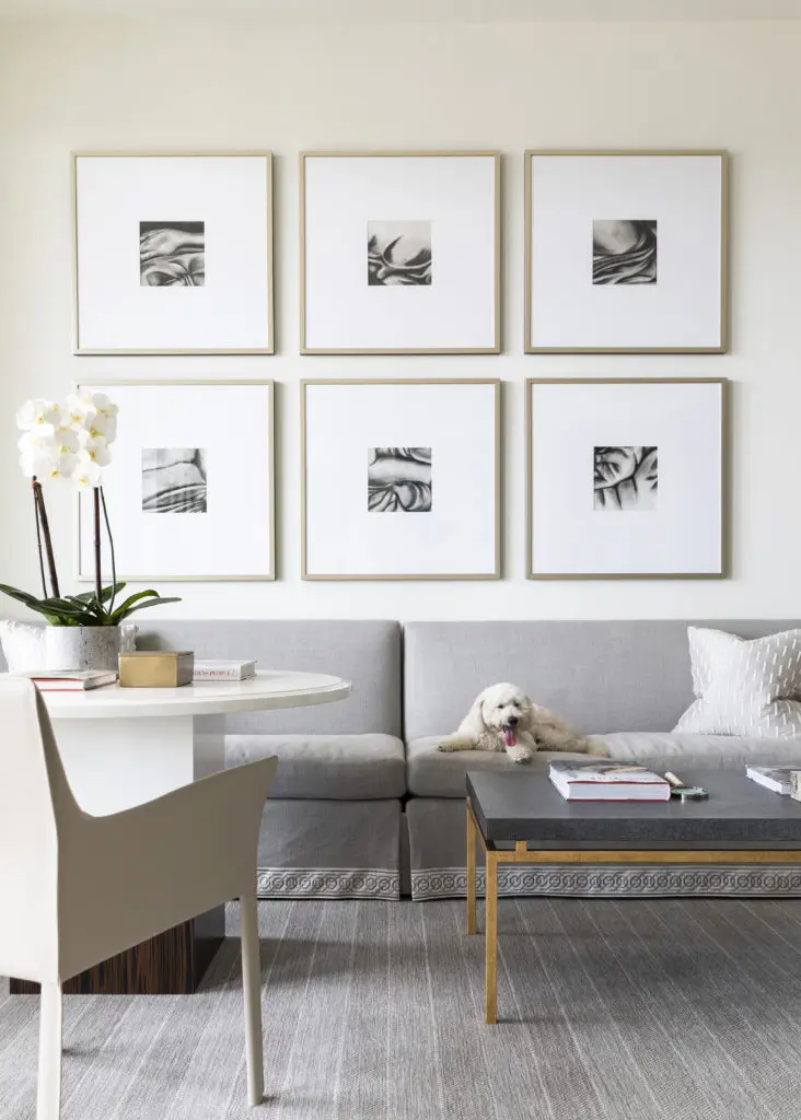 Elegant seating with modern appeal. (Photo by Julie Soefer)