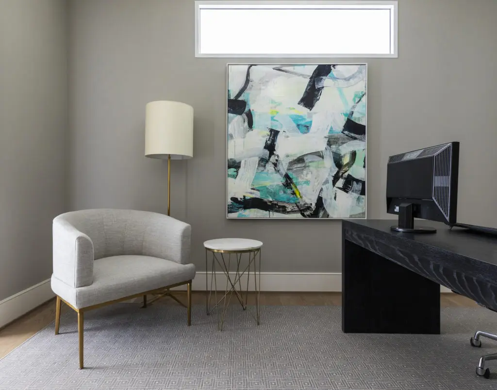 The study is more than a bonus room. (Photo by Julie Soefer)