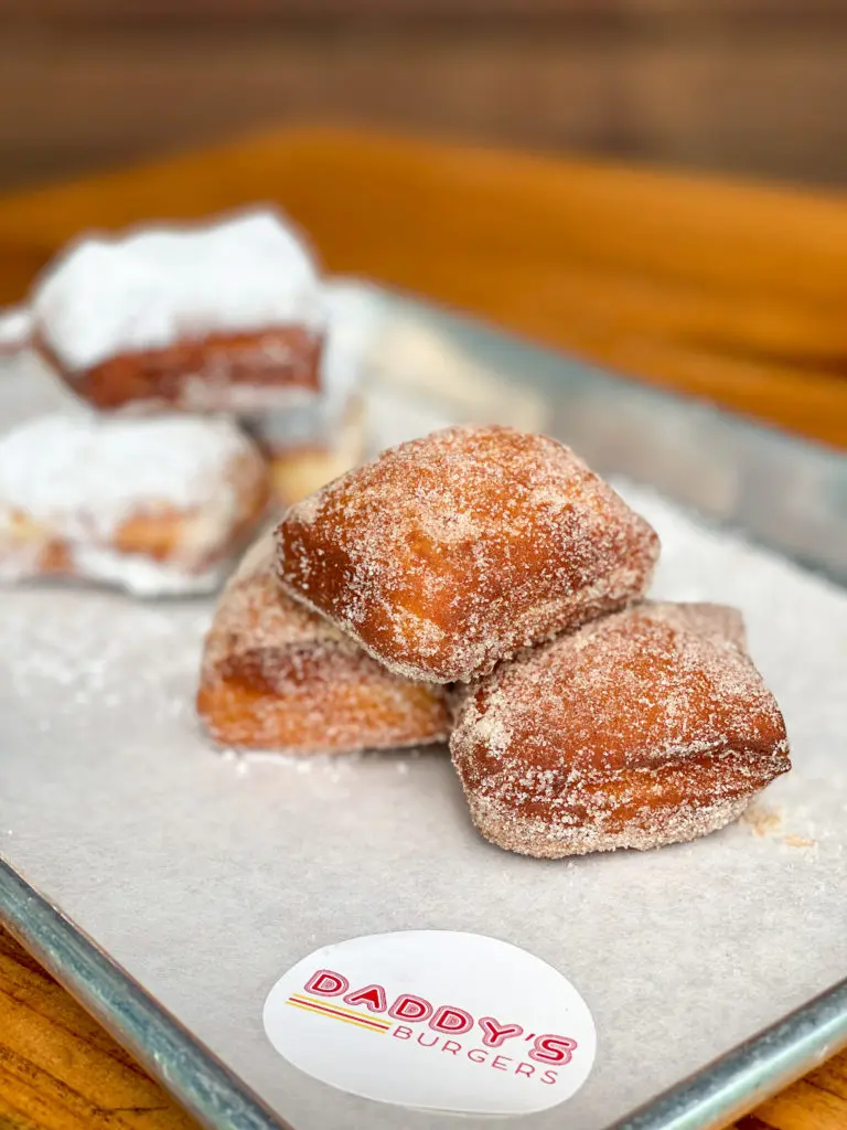 Beignets on the Saturday and Sunday brunch menu at Daddy's Burgers. (Clark Cooper Concepts Photo)