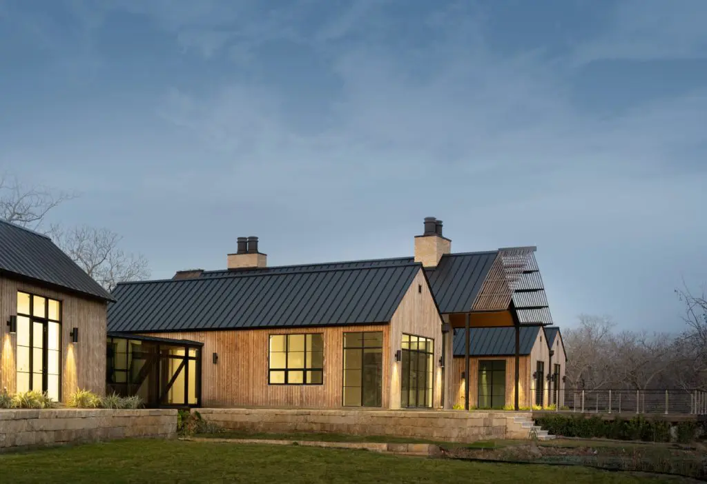 The 6,000 square foot home rising on 3.23 acres is listed with Beth Wolff Realtors Real Living.  (Photo ProHouse)