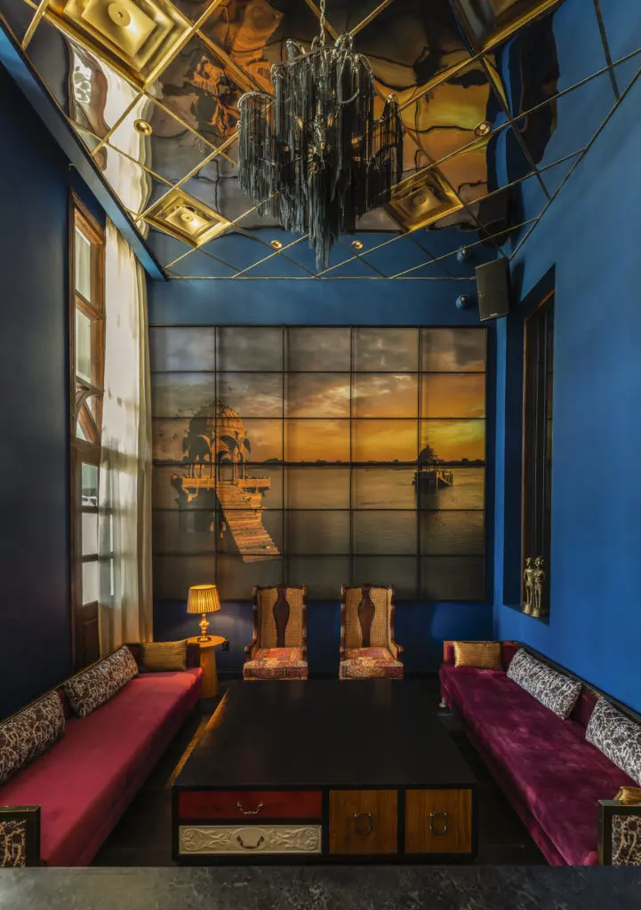 A romantic corner in Musaafer's Diwan Lounge. (Photo by Julie Soefer)