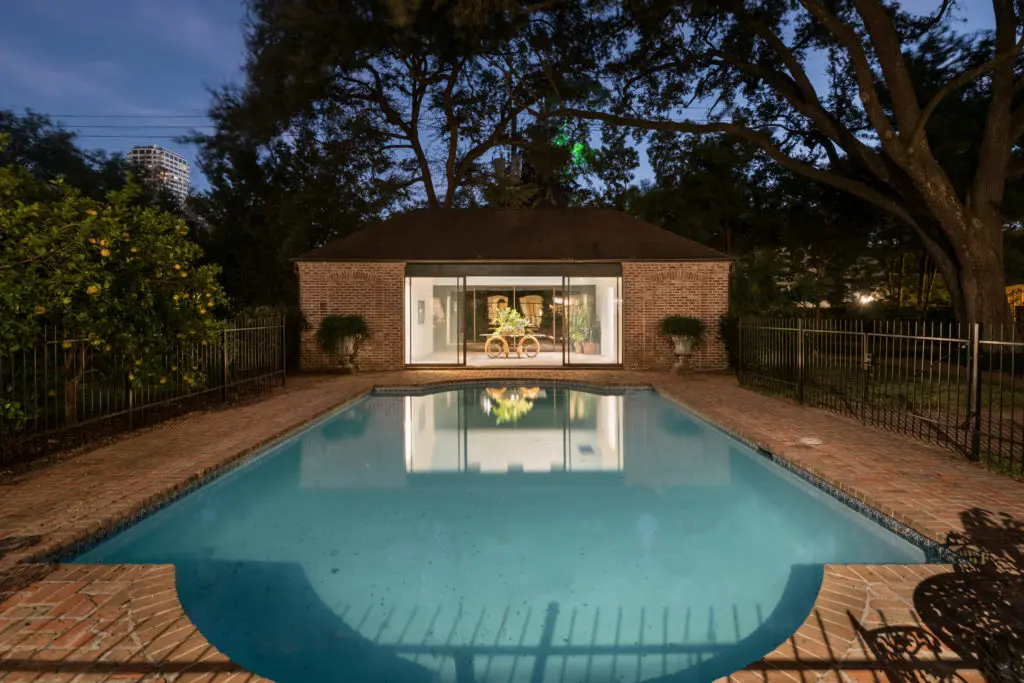 The swimming pool is one of the many luxuries of the circa 1937 home. (Photo by Vlady Ambia)
