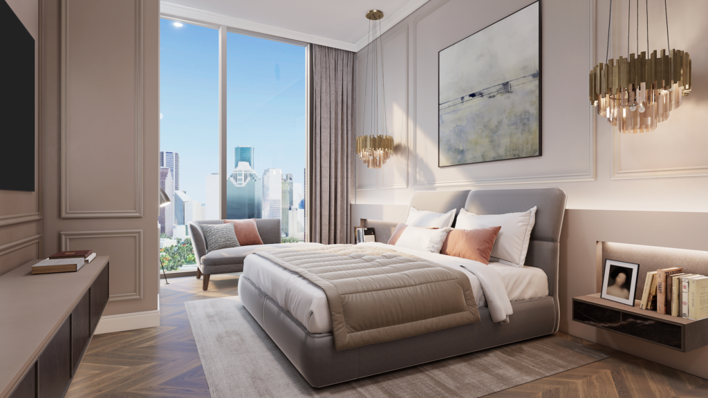 Spacious rooms at The Allen are a huge perk.