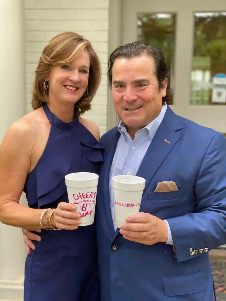 Andrea and Michael Soper were among JDRF Houston supporters who helped the virtual gala bring in $1.2 million. (Photo by Barbara Perlick)