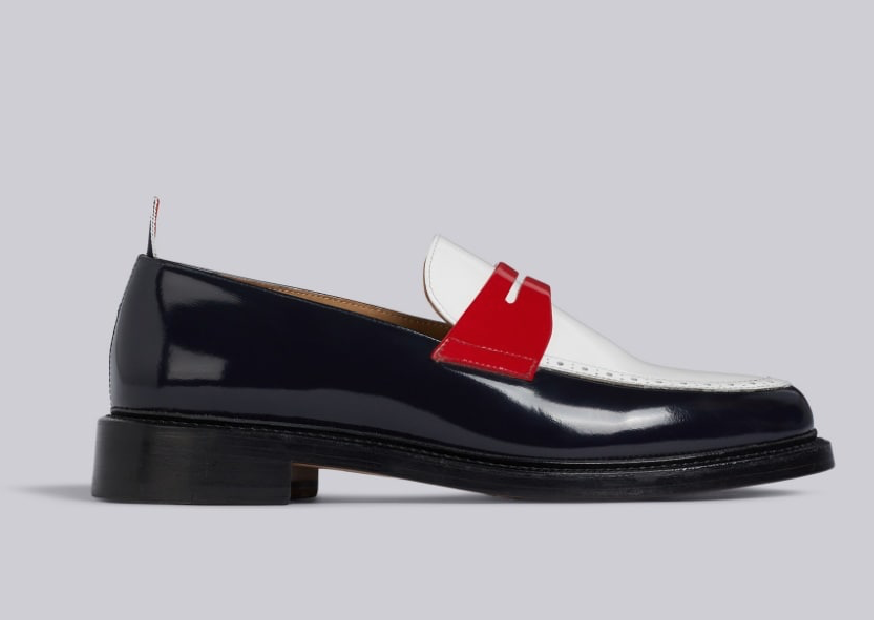 calfskin penny loafer, $1,150, available at Thombrowne.com