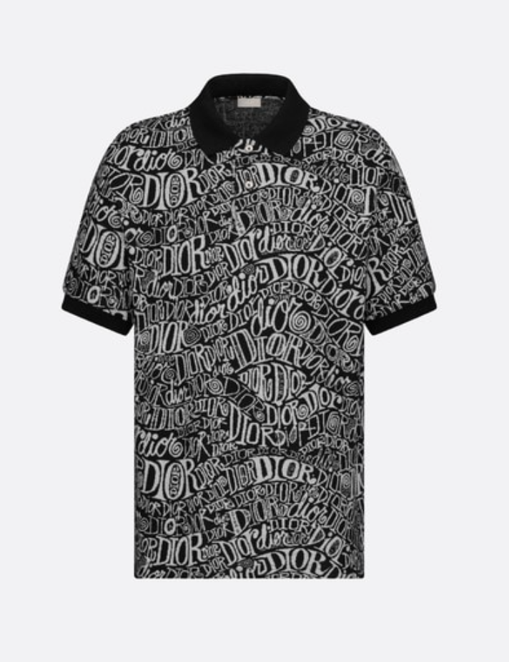 Dior and Shawn oversized polo shirt, $890, available at Dior.com