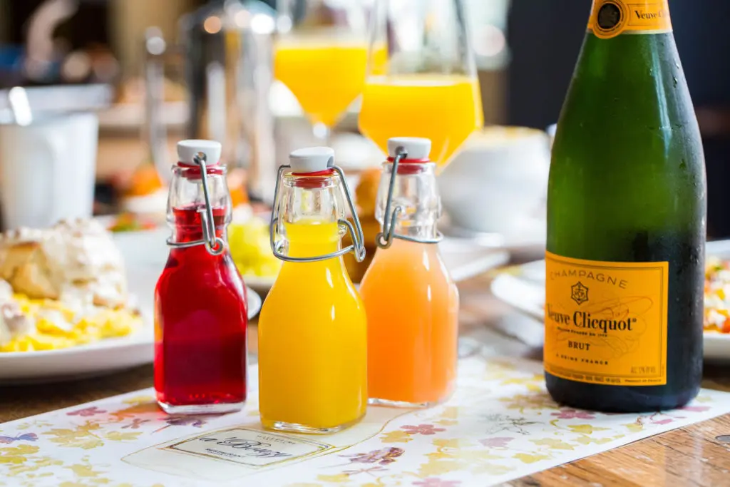 What would a Mother's Day feast from a'Bouzy be without champagne chilled or mimosas?