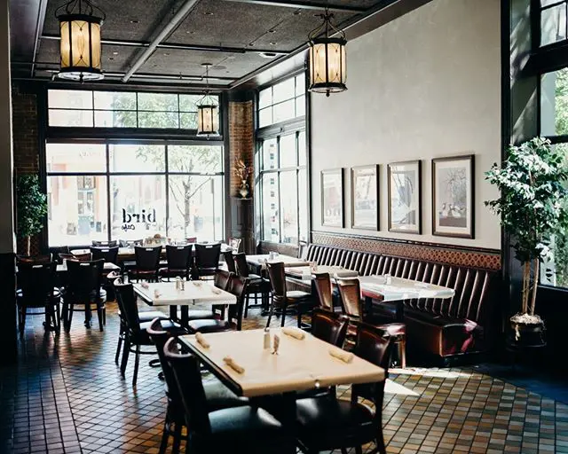 The charming interior of Bird Cafe.