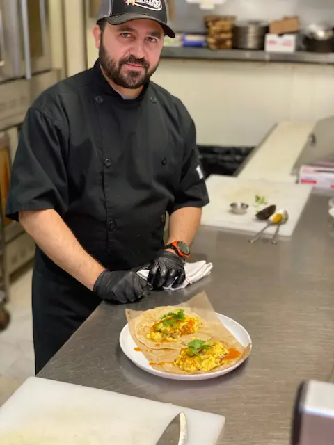 Chef Beto Gutierrez puts his native Laredo touch on tacos available for pickup at The Tasting Room in Uptown Park.