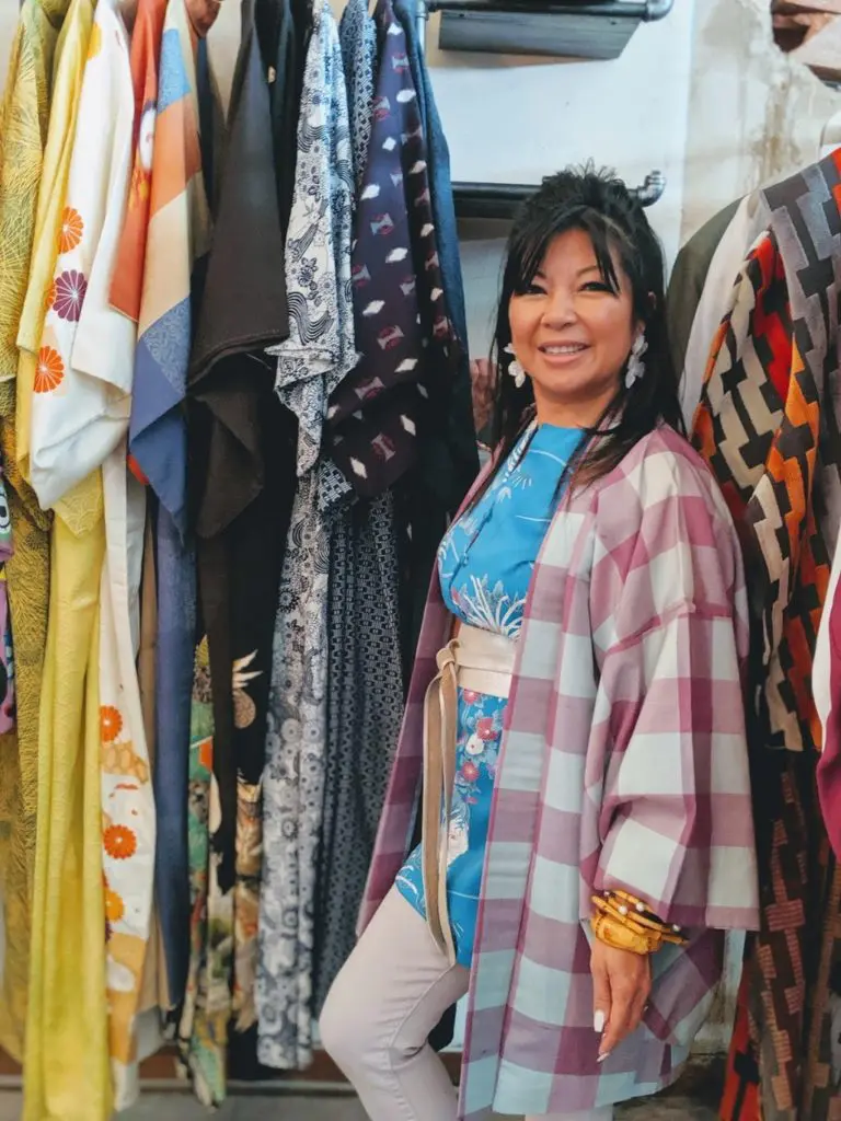 Kimono Zulu owner and stylist Tina Zulu collaborates with fashion designer Selven O’Keef Jarmon during quarantine.