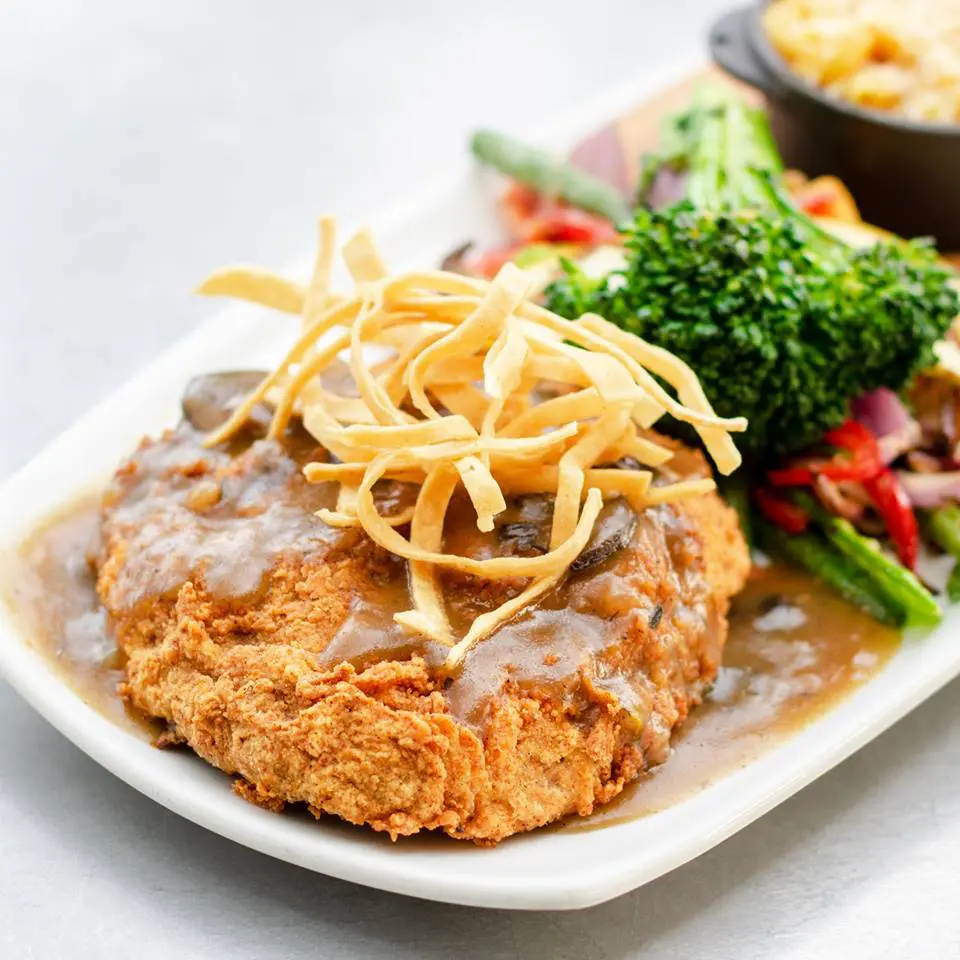 TLC's Impossible Steak Chicken Fried Steak is worth the try for any vegan or non-vegan.