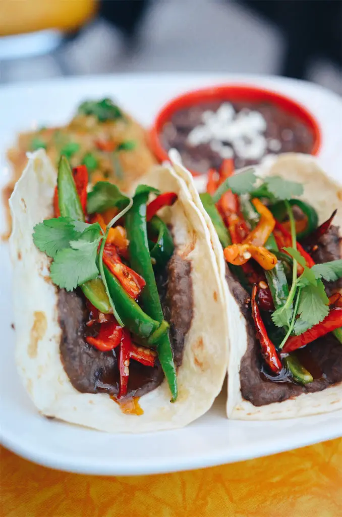 The menu boasts Tex-Mex dishes like Chile’s toreados tacos. (Courtesy)