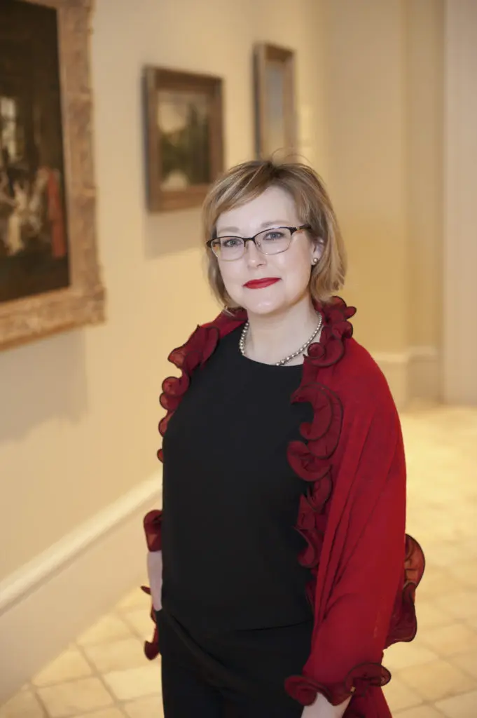 Curator Amanda Dotseth (Photo Tamytha Cameron)