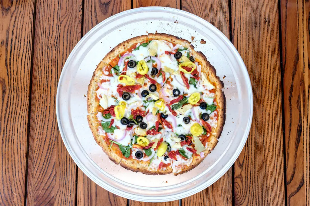 "Build-your-own" pizzas are also available. Cauliflower crust is an option.