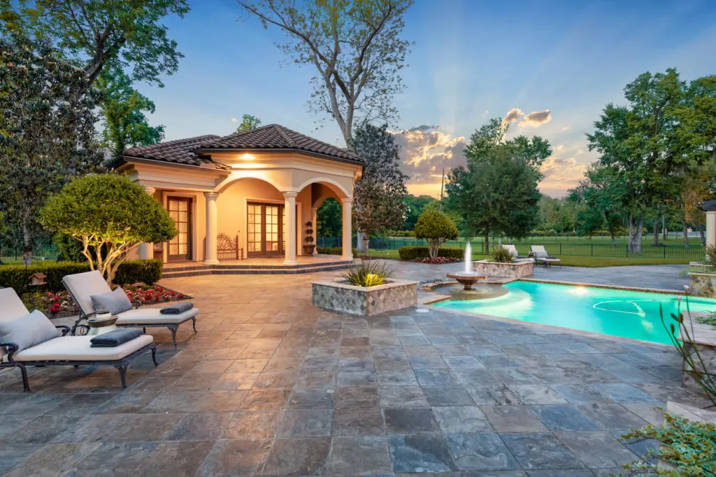 A view of the separate casita for guests. 