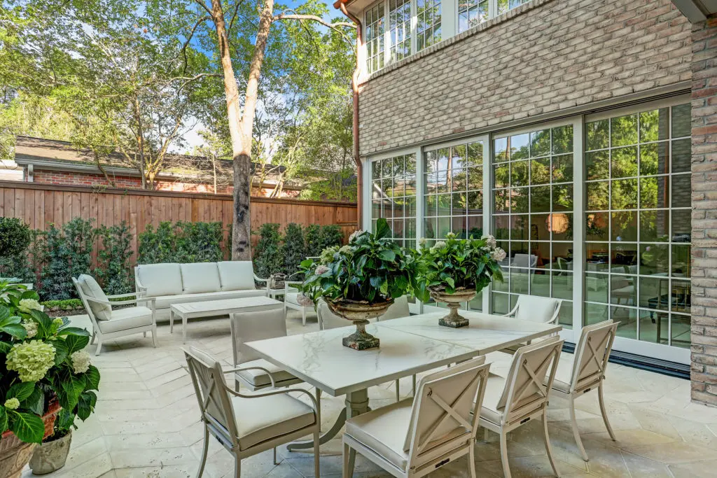 The outdoor patio is ideal for entertaining.