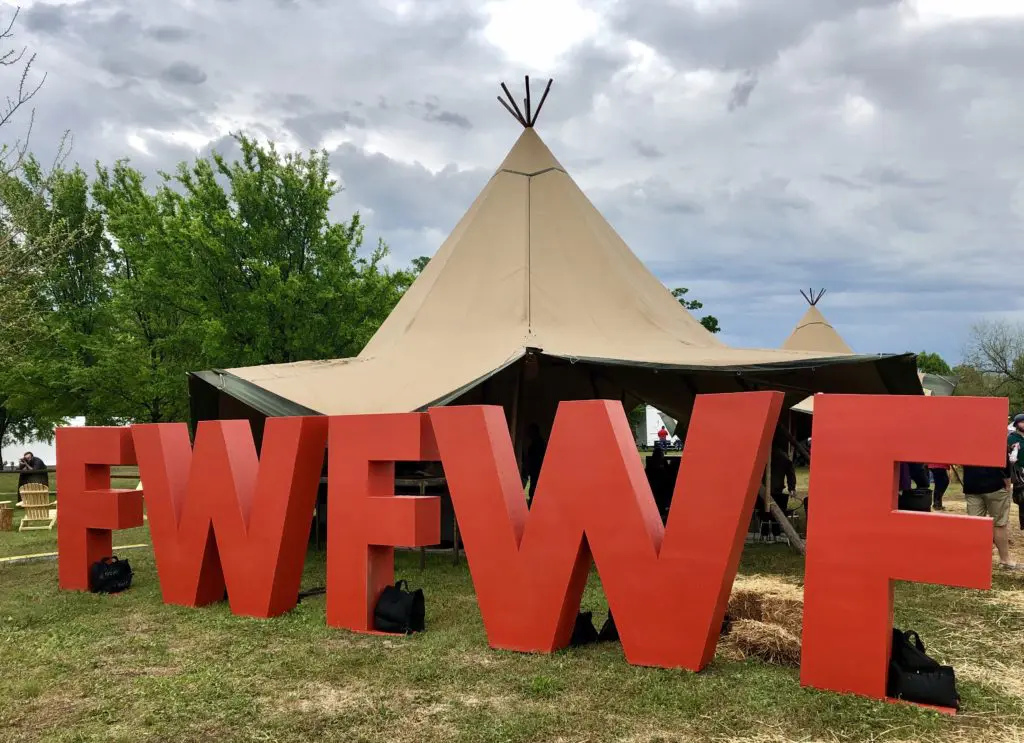 The grand entry to the festival. (Photo by Courtney Dabney).