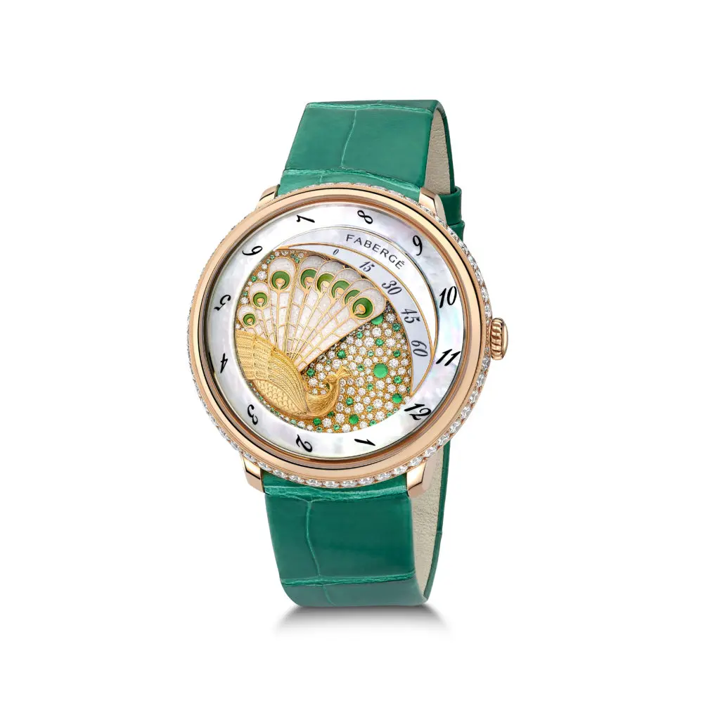 The Compliquée Haute Horlogerie ladies' collection with peacock emerald band.