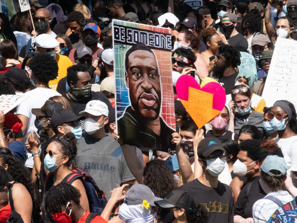 Houston's George Floyd march (Photo by F. Carter Smith)