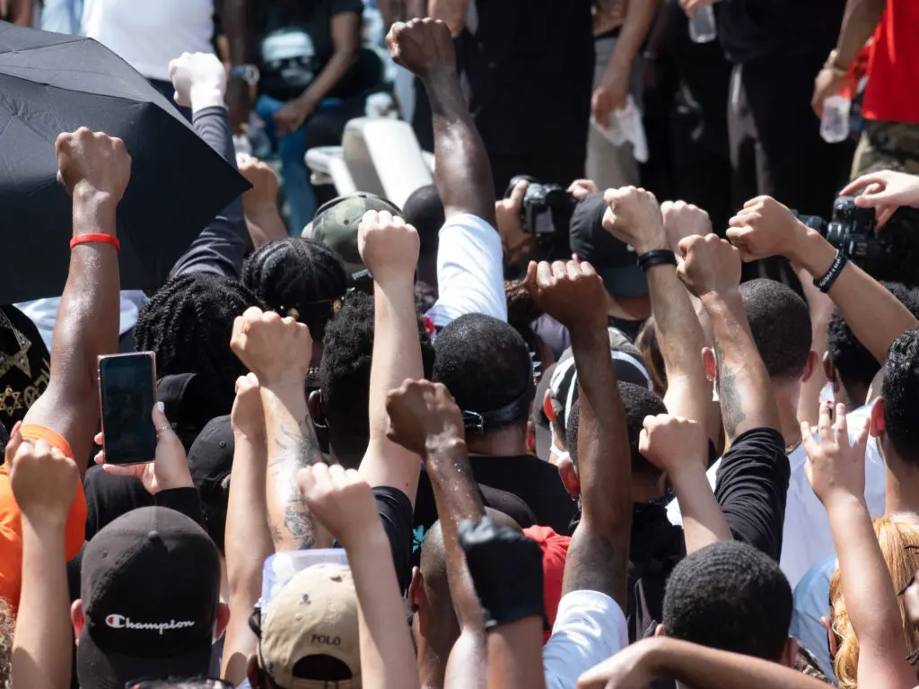 Houston's George Floyd march (Photo by F. Carter Smith)