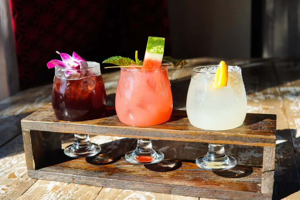 Don't miss the margarita flight at Mexican Sugar.
