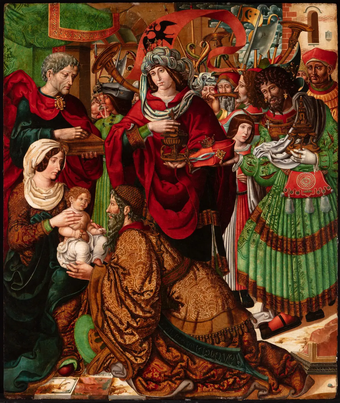 Rodrigo de Sajonia’s “Adoration of the Magi,” c.1519 (photo Kevin Todora).