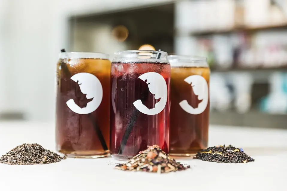 White Rhino Coffee also offers refreshing herbal and black iced teas.  (Courtesy of White Rhino Coffee)