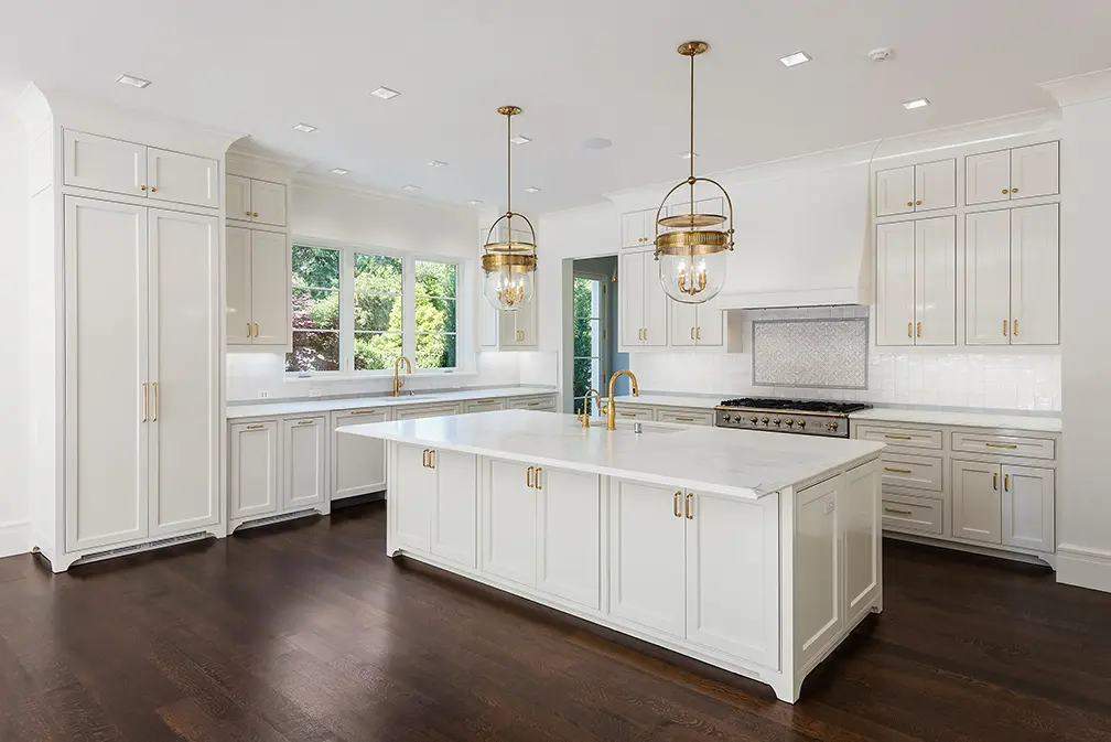 A modern kitchen with thoughtful build-ins. (Photo by Stephen Reed)