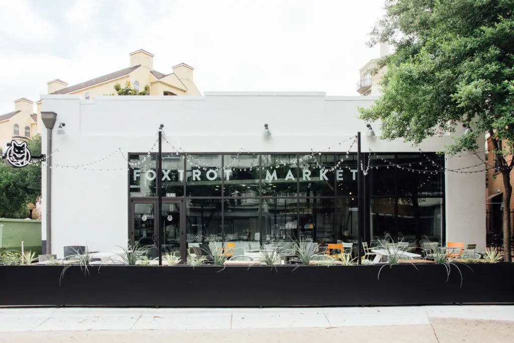 Foxtrot opened its first Dallas location in Uptown in 2019.