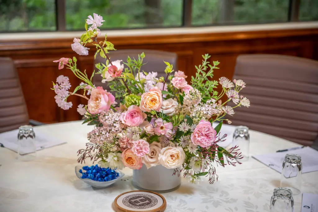Floral arrangements by Wendy Du of Sage 'n' Bloom, the in-house florist at The Houstonian (Courtesy photo)