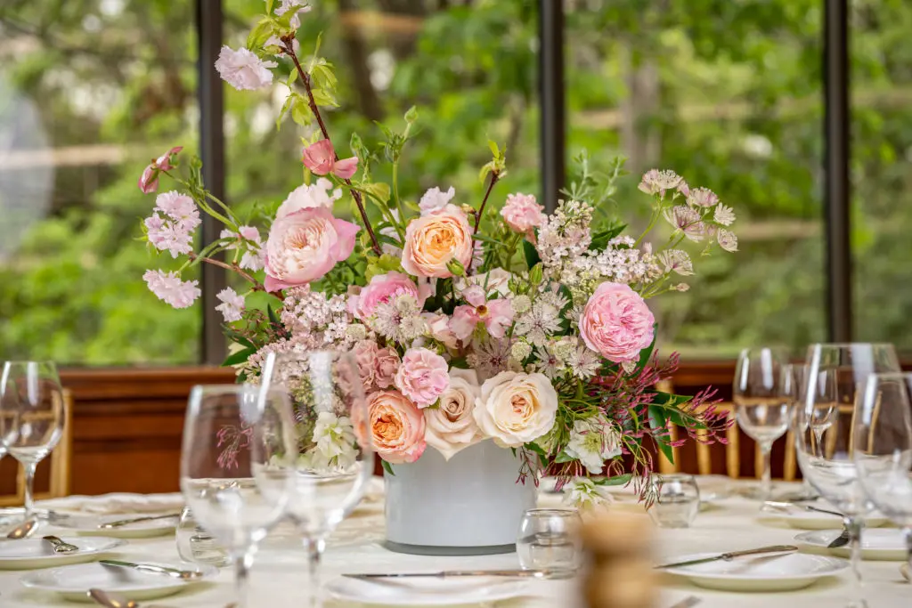 Floral arrangements by Wendy Du of Sage 'n' Bloom, the in-house florist at The Houstonian (Courtesy photo)